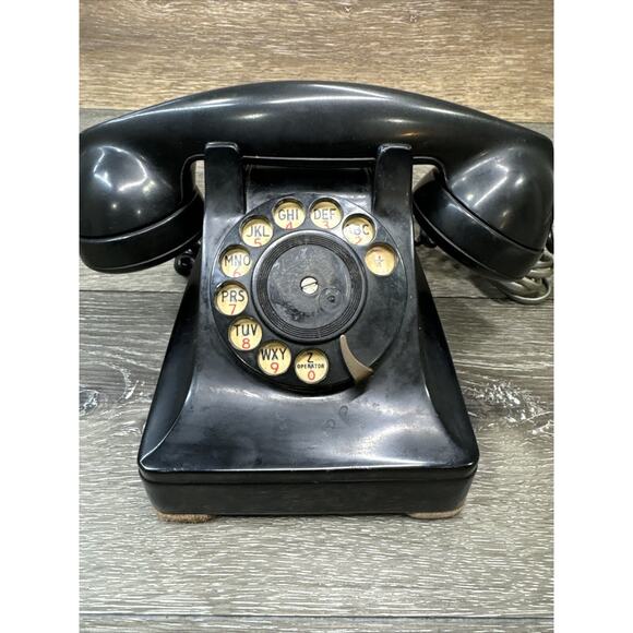 Vintage Northern Electric Rotary Dial Bakelite Desk Phone Canada Made - Picture 7 of 12
